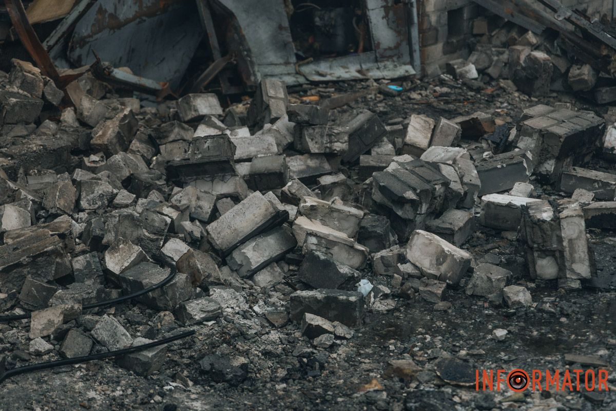 Последствия прилета на территории коммунального предприятия