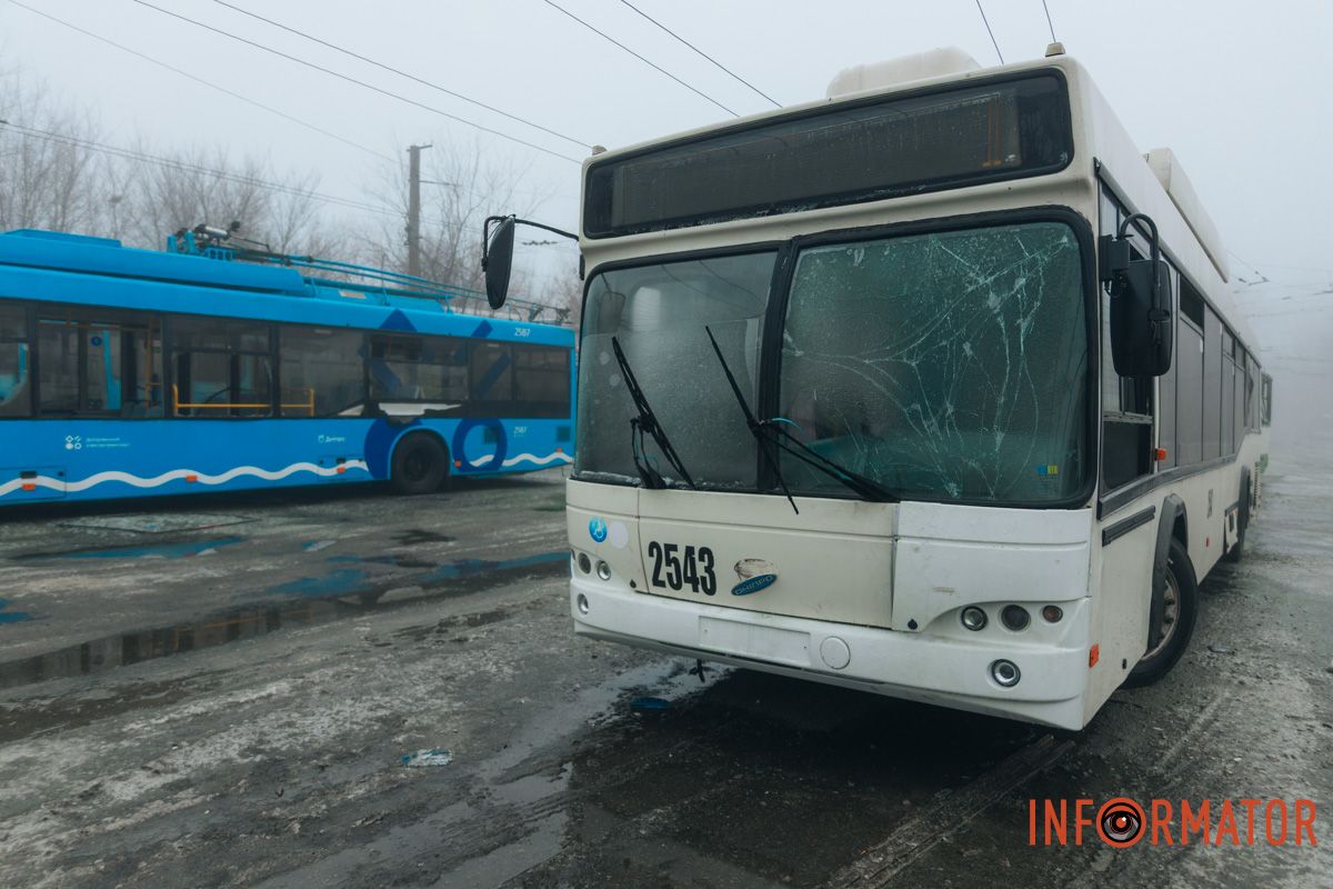 Административные здания депо подверглись разрушениям