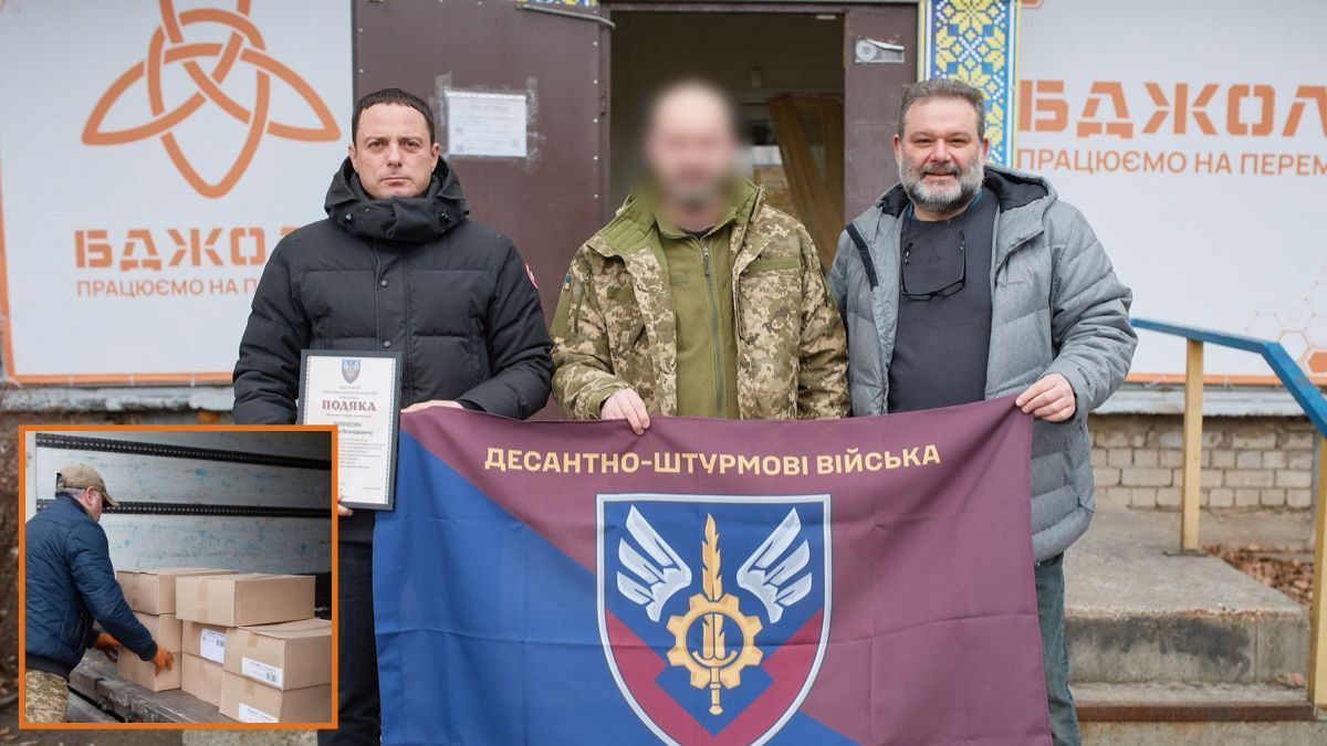 Мер Кам’янського разом з керівником БФ “Осоння України” передали партію допомоги підрозділу Сил безпілотних систем