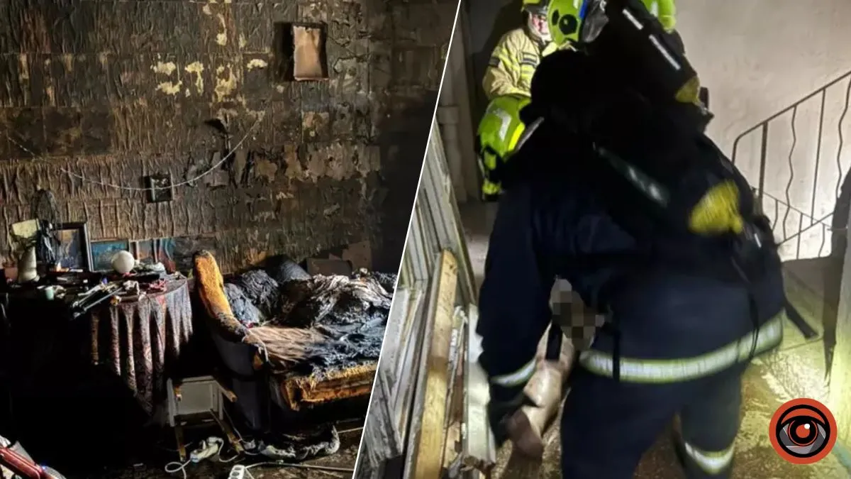 У Кривому Розі палала квартира у дев'ятиповерхівці: з вогню вивели 49-річного містянина