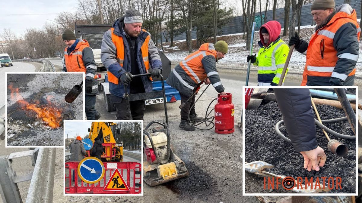 «Не зовсім так»: у міськраді не погодилися, що в Дніпрі «асфальт зійшов разом зі снігом» й розповіли, що роблять з вибоїнами