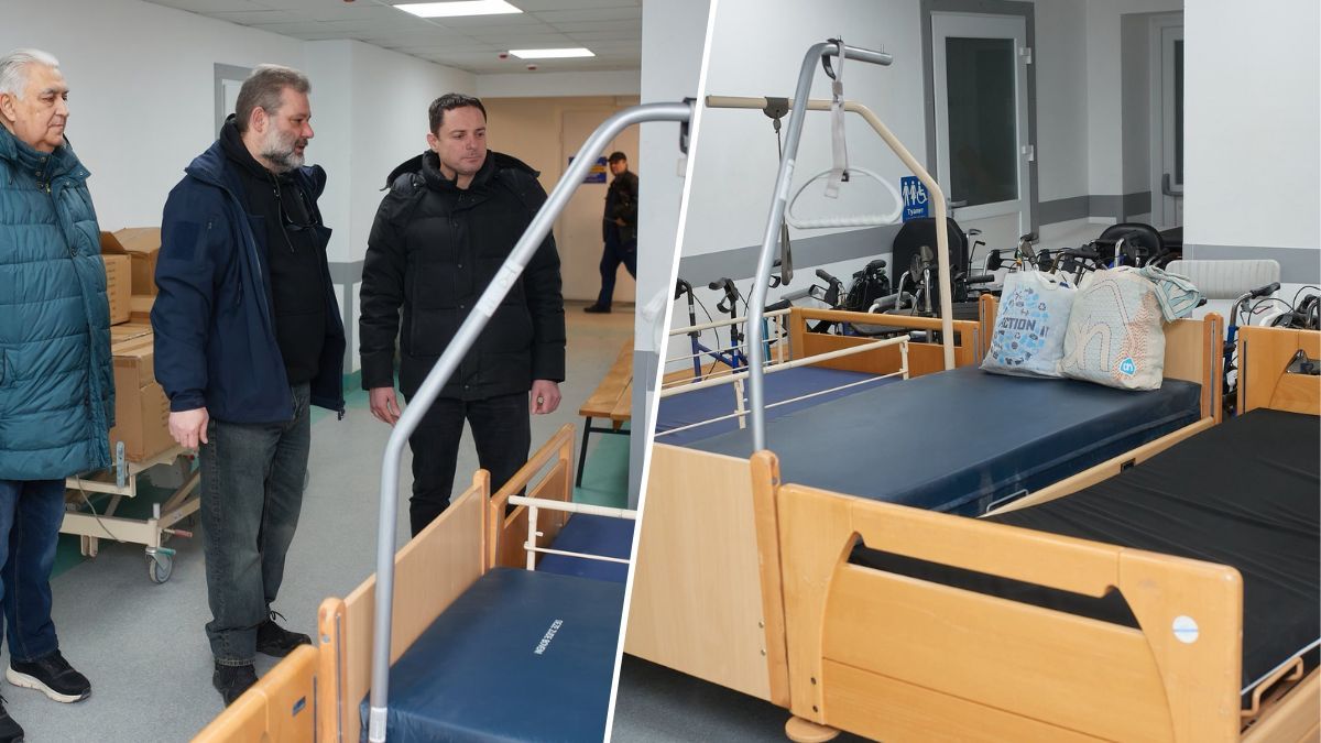 Мер Кам’янського та голова БФ “Осоння України” передали до міської лікарні швидкої допомоги партію медичного обладнання