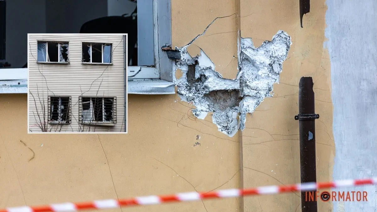 Скло під ногами і зруйновані фасади: наслідки атаки по Дніпру 17 лютого