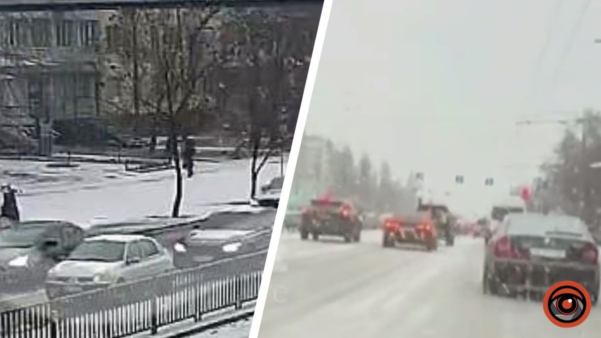 У Дніпрі негода спричинила масштабний затор на Слобожанському проспекті