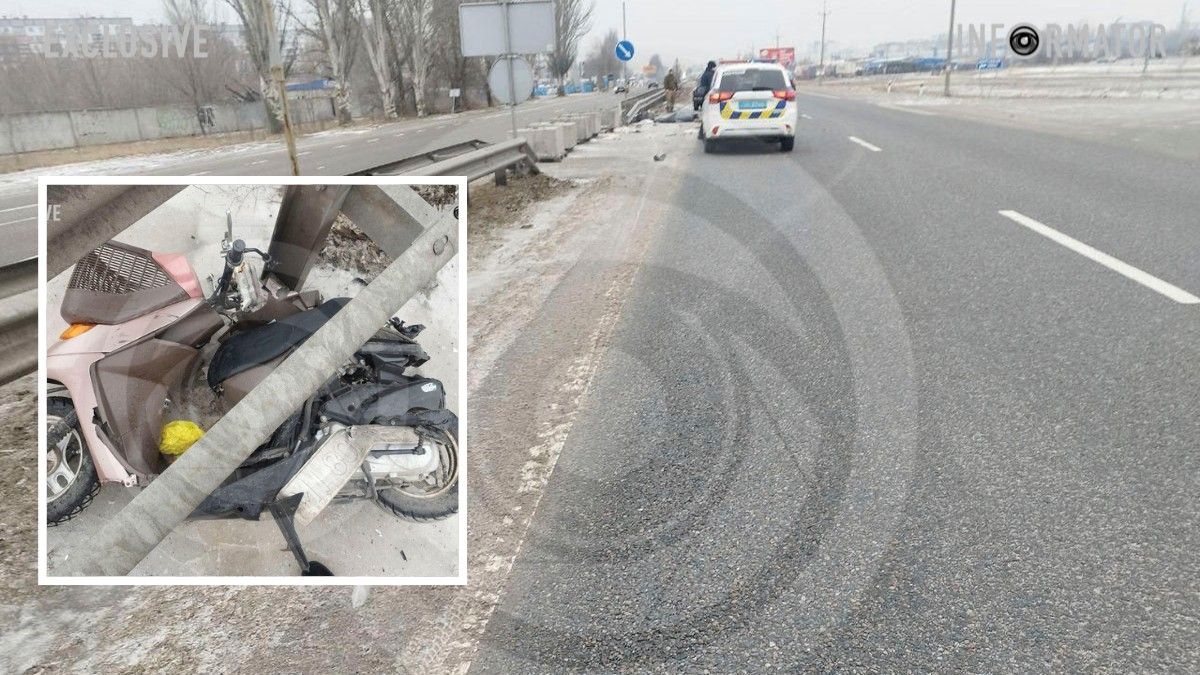 У Дніпрі на Донецькому шосе мопедист загинув після зіткення з ВАЗ