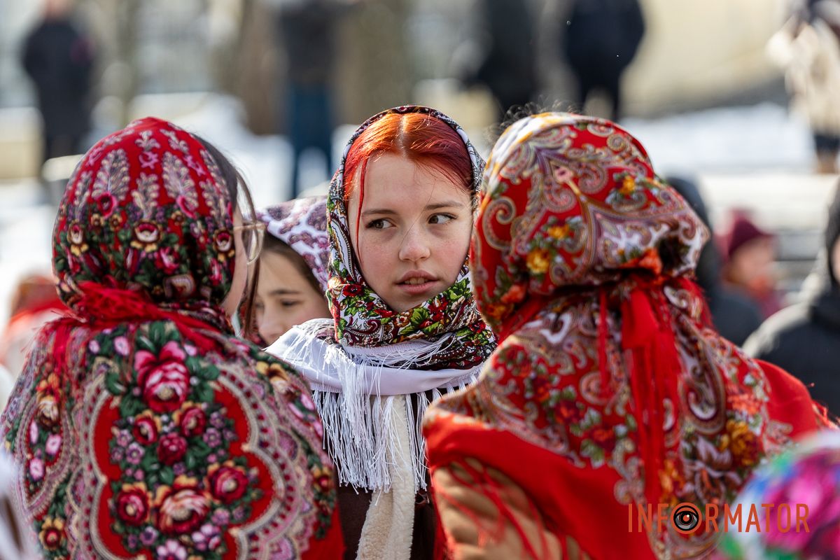 В Днепре в парке Шевченко проводили зиму 6