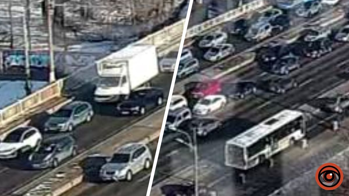 Внимание, водители: в Днепре на Слобожанском проспекте образовалась большая пробка