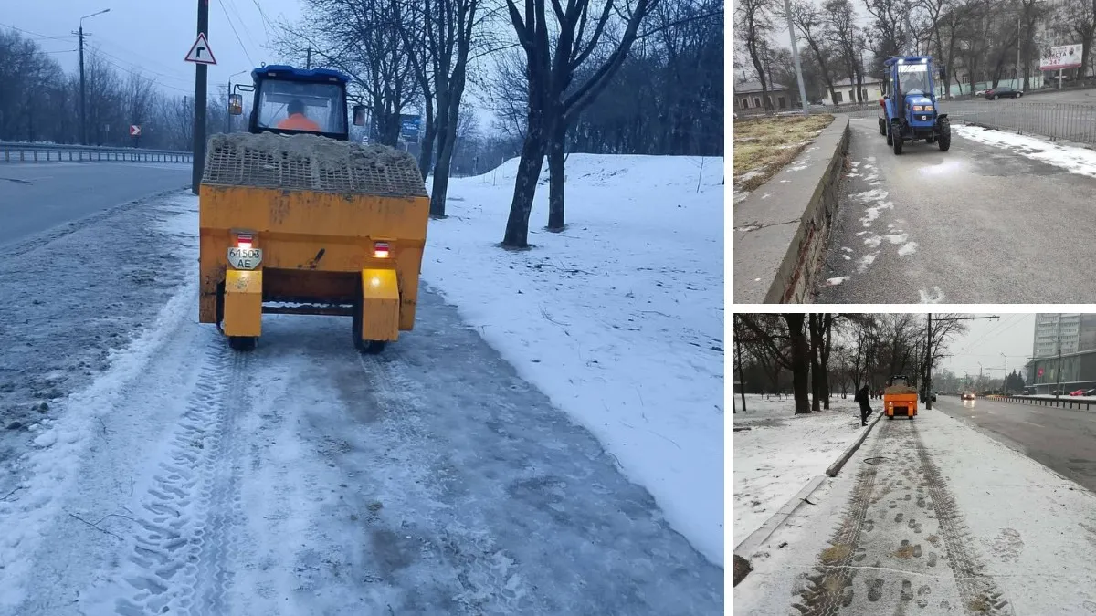 500 прибиральників та мінітехніка: як у Дніпрі борються з негодою