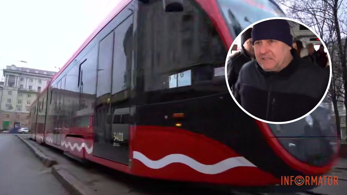 «Шо вам, подобається?»: Філатов протестував новий низькопідлоговий трамвай у Дніпрі