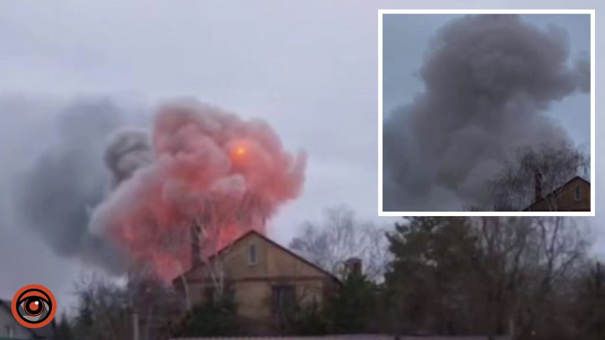 На лівому березі Дніпра чули гучні вибухи: виникла пожежа