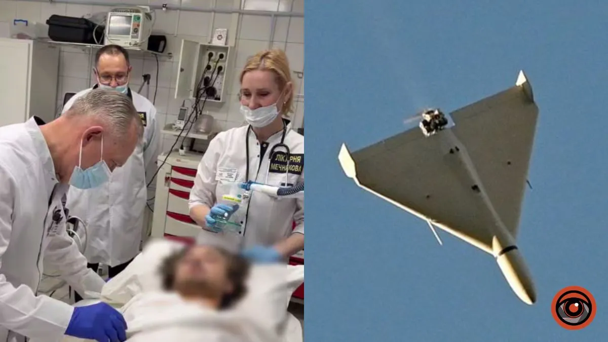 "Перелито шесть литров крови": в Днепре медики спасают 22-летнего парня после удара дрона по авто