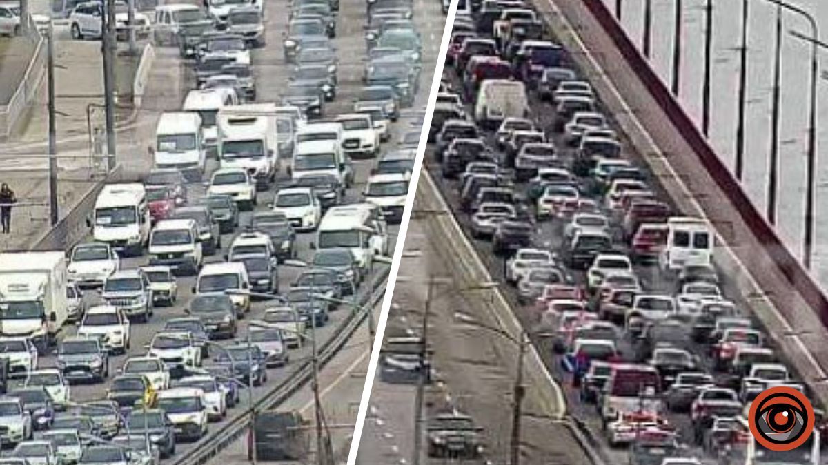 Плануйте маршрут: ремонтні роботи спричинили сильні затори на Центральному мосту та Слобожанському проспекті