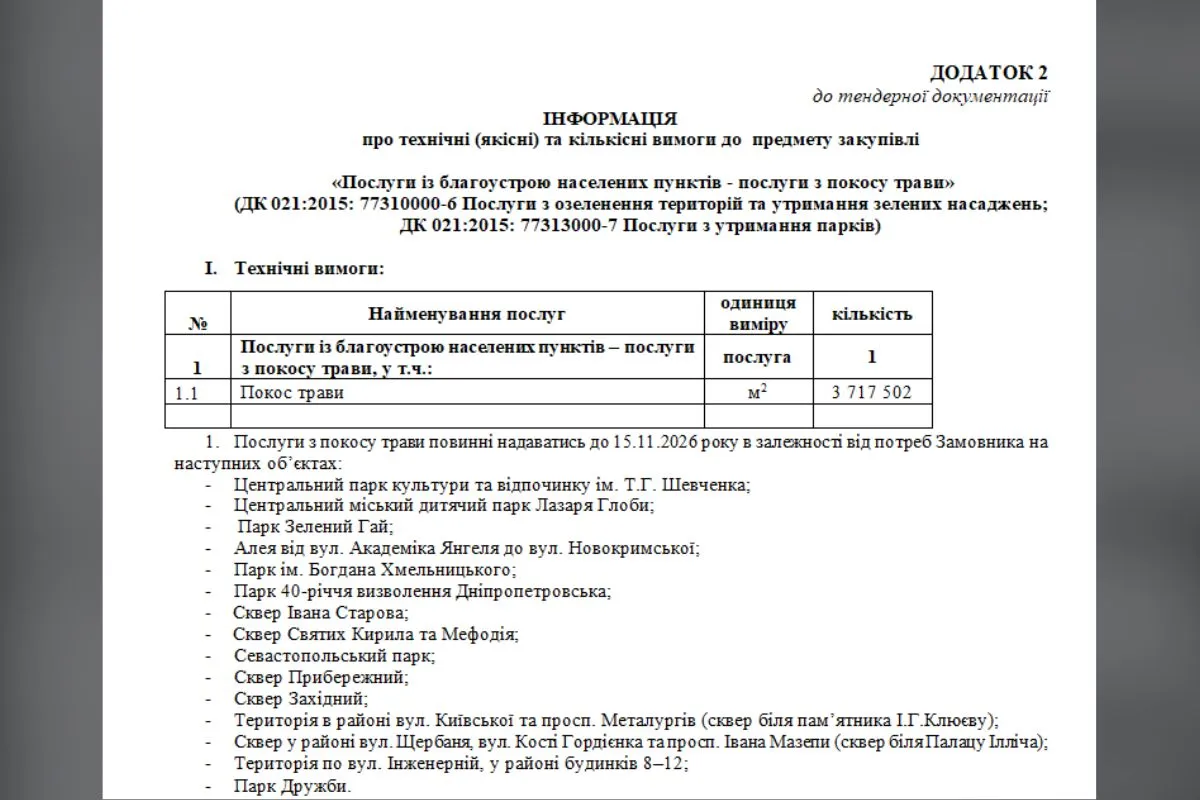 Згідно з документом, це 3 717 502 покоси трави