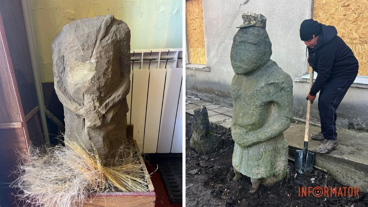 Историю удалось сохранить: музей истории Днепра помог эвакуировать каменных баб из Запорожья