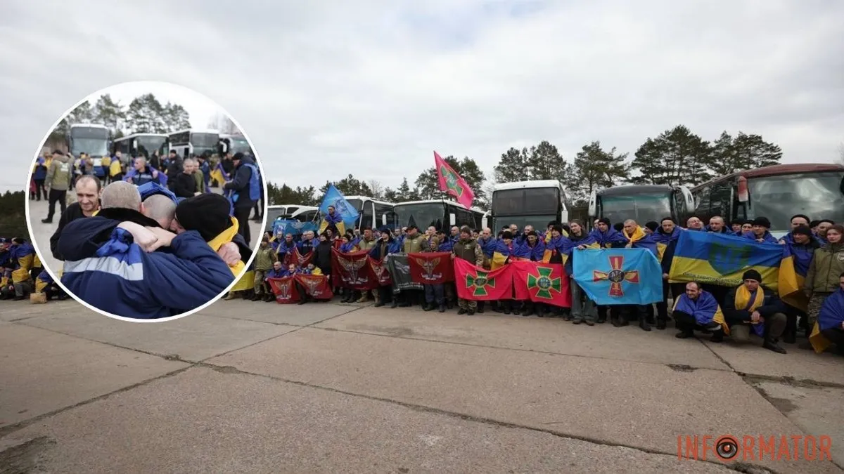 36 захисників з Дніпропетровської області повернулись до рідних з російського полону