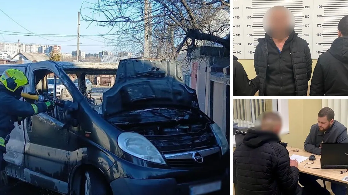 У Дніпрі 50-річний чоловік через ревнощі до жінки підпалив Opel знайомого