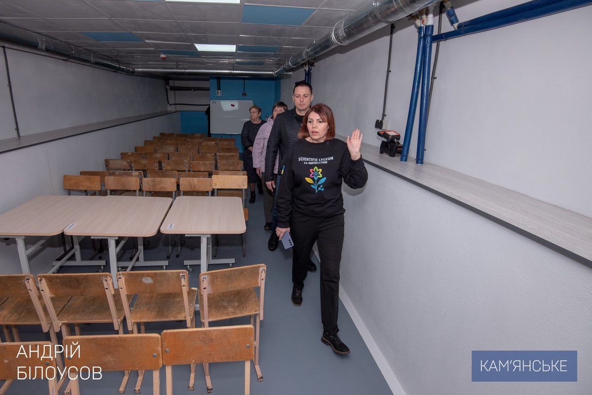 У Кам’янському завершують укриття у Науковому ліцеї імені Анатолія Лигуна 4