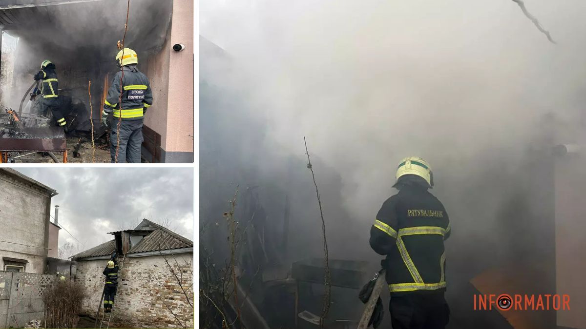 У Дніпрі на Юрія Кондратюка горів житловий будинок