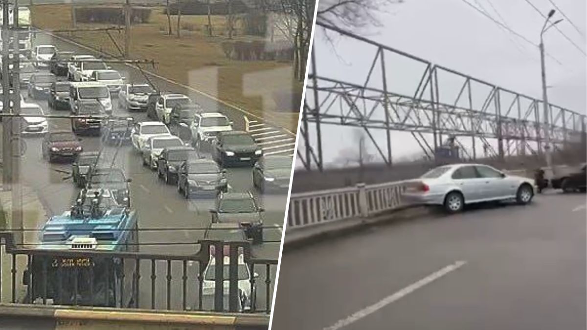 Плануйте маршрут заздалегідь: на Набережній Заводській зіткнулися автівки, виникли сильні затори