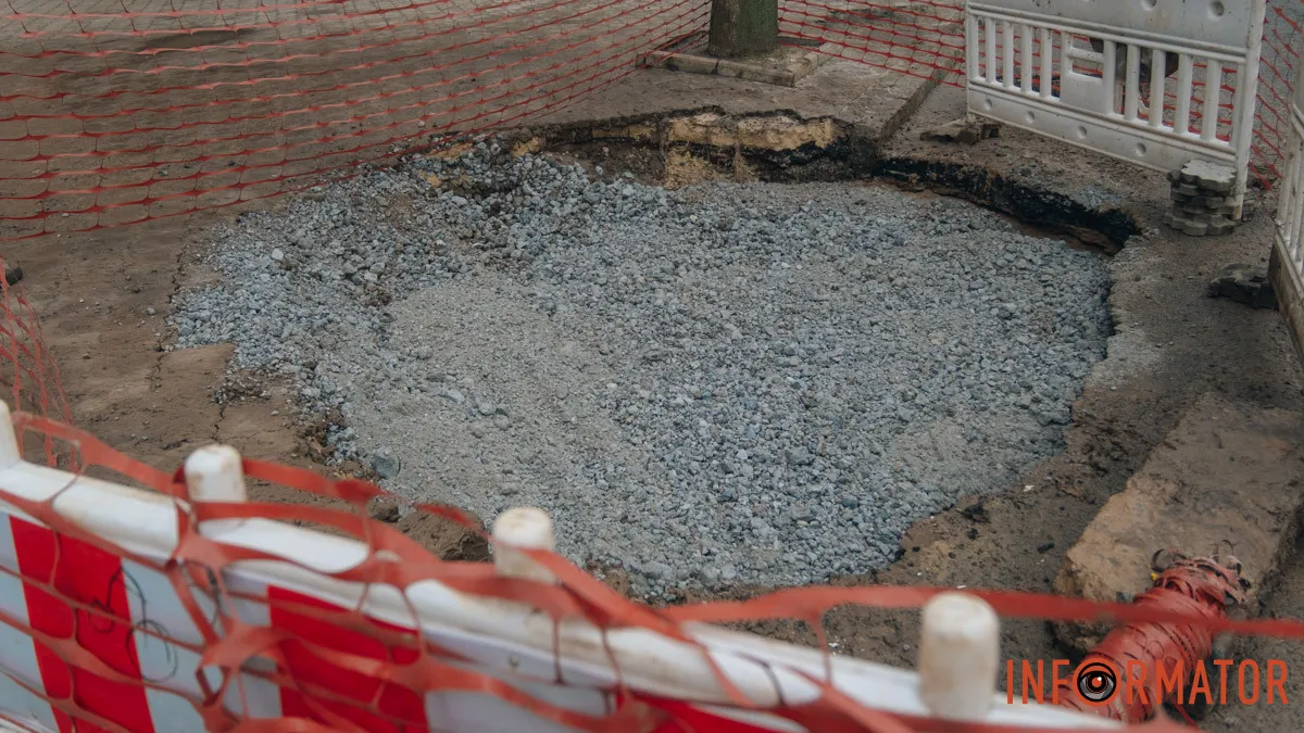 Провалля на проспекті Науки в Дніпрі: що відбувається на цій ділянці