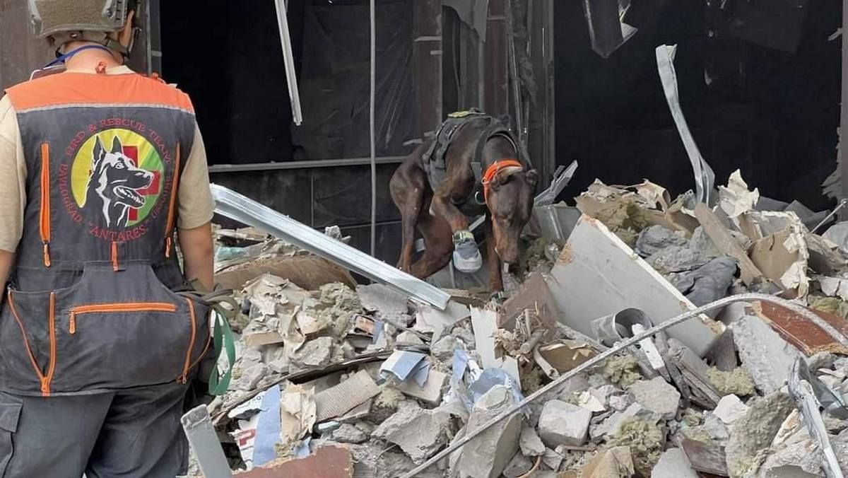 19 березня померла доберман Ханна, собака-універсал Павлоградського пошуково-рятувального кінологічного загону “Антарєс”