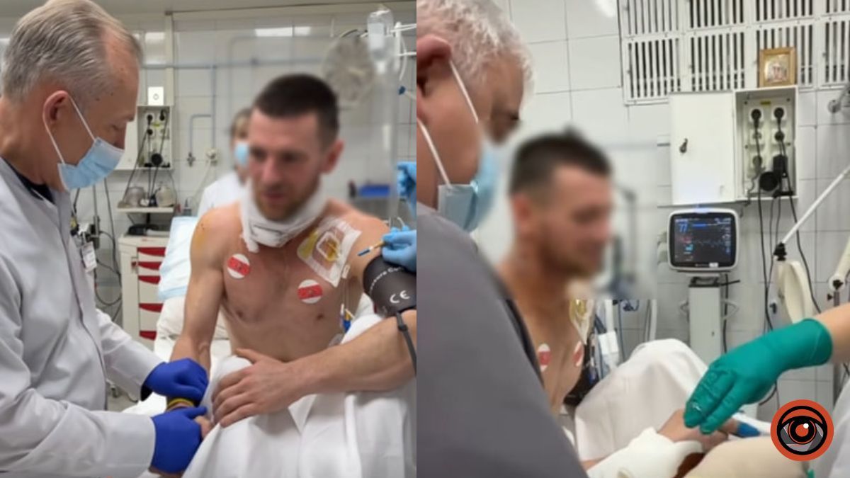 Перелили майже 4 літри крові: у Дніпрі медики врятували воїна з важким пораненням шиї