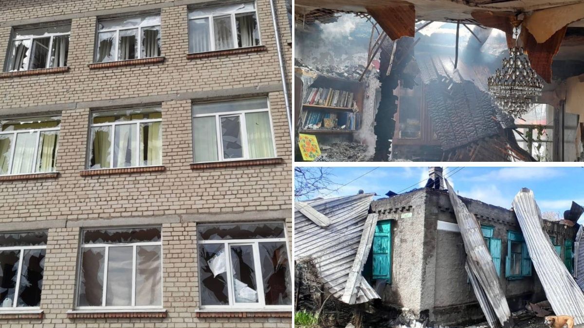 У Дніпрі виникли пожежі, а в області пошкоджені будинки, магазин, ліцей та підприємства, серед поранених – дитина