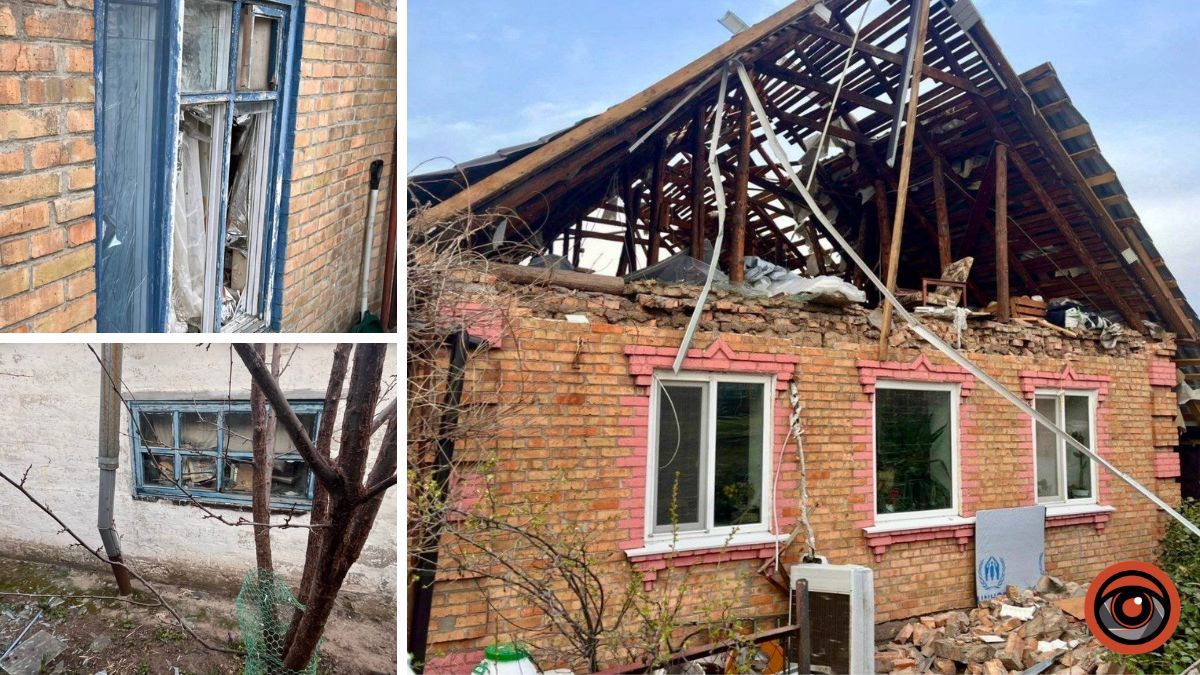 Понад 20 разів ворог атакував два райони Дніпропетровської області: постраждала жінка, пошкоджені оселі та інфраструктура