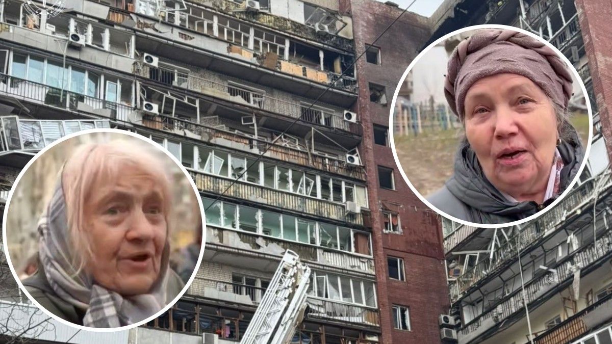 "Мене досі ось тут трясе": що розповіли мешканці будинку у Дніпрі, в який влучив реактивний "Шахед"