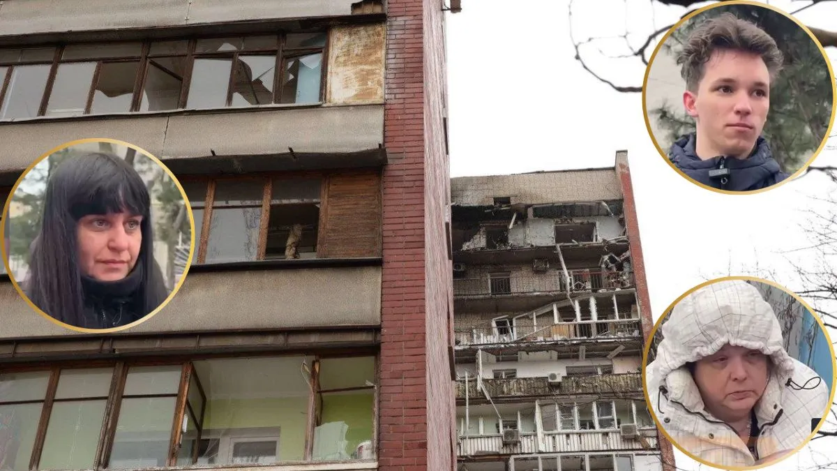 “Cтрашний вибух, і скло летить на тебе – це жах”: жителі постраждалих у Дніпрі квартир розповіли про атаку 24 березня