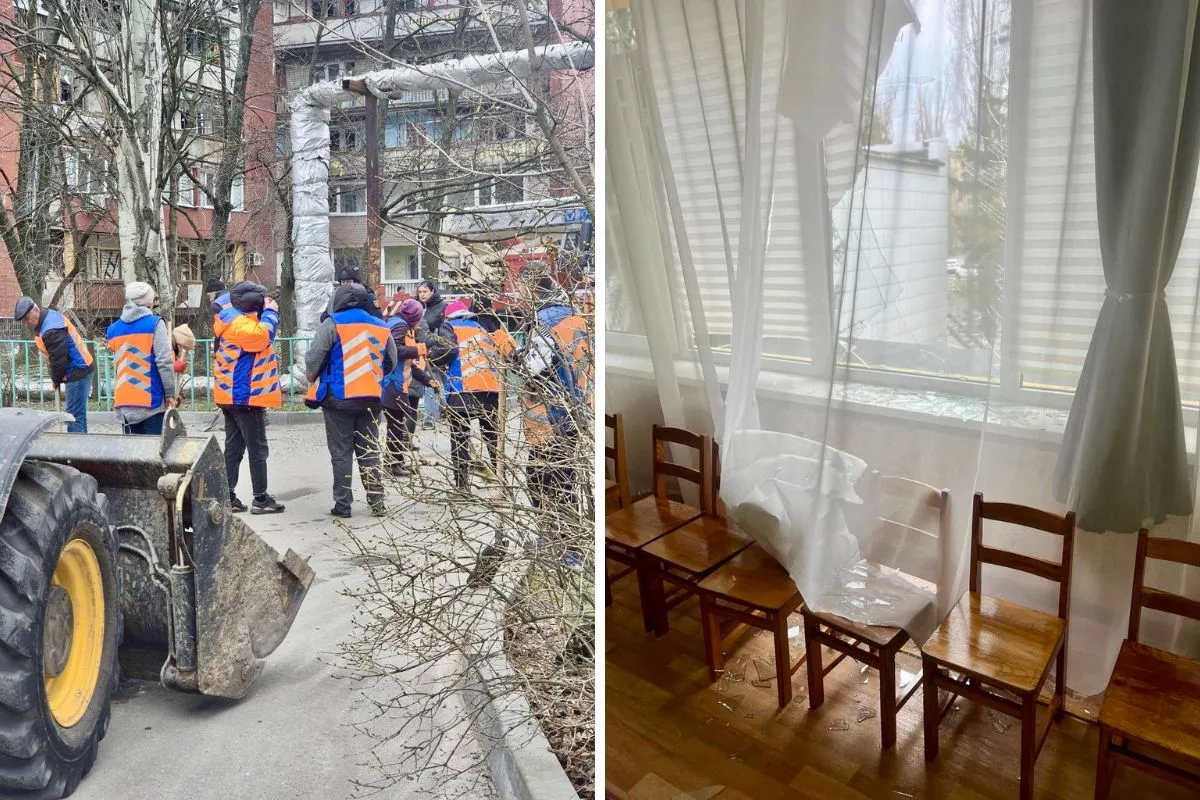 Внаслідок влучання безпілотника в багатоповерхівку є значні пошкодження