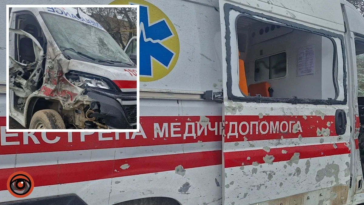 У Нікопольському районі FPV-дрон вдарив по «швидкій»: постраждала жінка