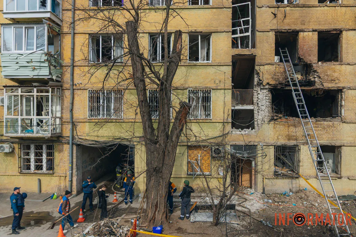 Другий "прильот" по багатоповерхівці у Дніпрі за тиждень фотореп 42