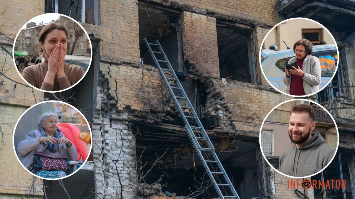 “Шум страшний, бабахнуло – і повна кімната диму”: що розповіли очевидці після удару дрона по центру Дніпра