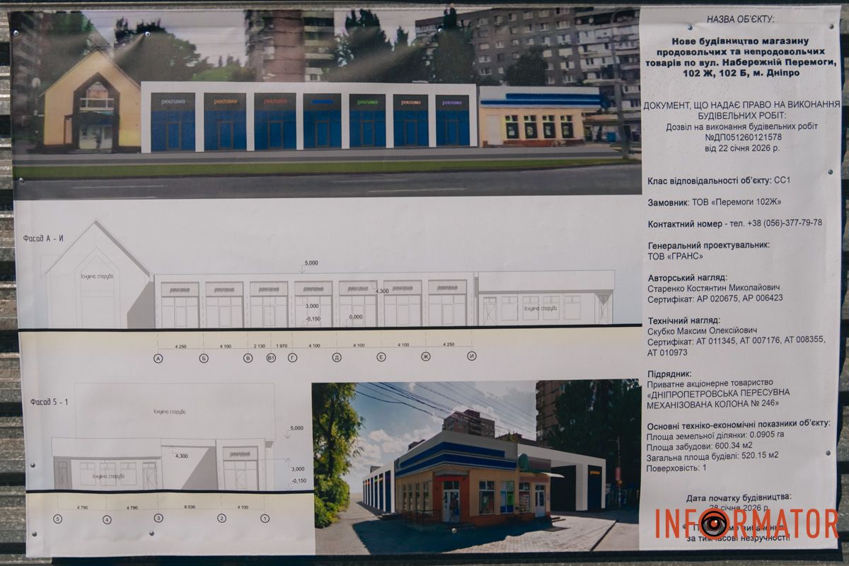Магазин матиме 7 секцій