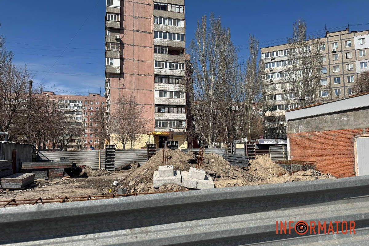 У Дніпрі на Перемозі розпочали будівництво нового магазина 13