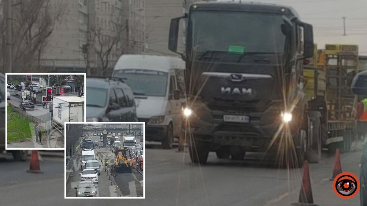 На левом берегу Днепра образовались большие пробки: куда не стоит ехать