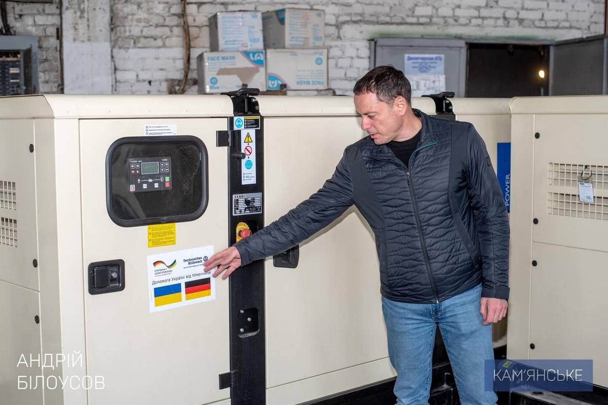 Кам’янське отримало партію потужних генераторів для теплових підприємств 3