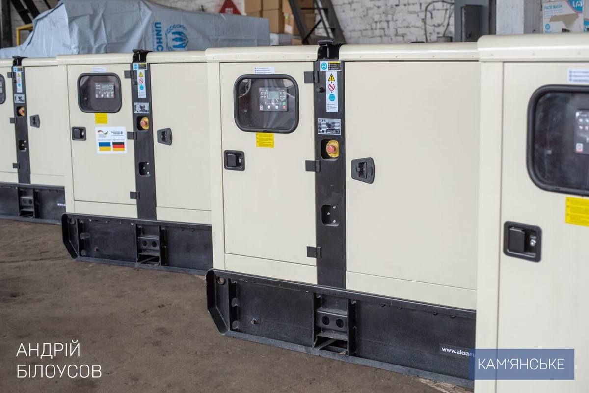 Кам’янське отримало партію потужних генераторів для теплових підприємств 1