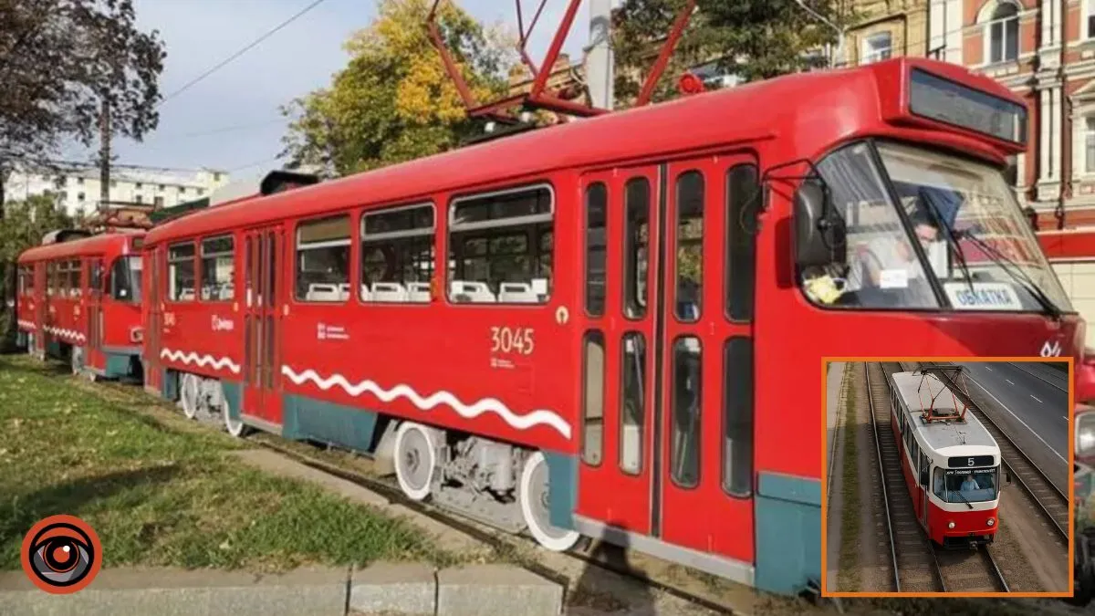 Ввечері 2 квітня трамваї №5 змінять маршрут руху