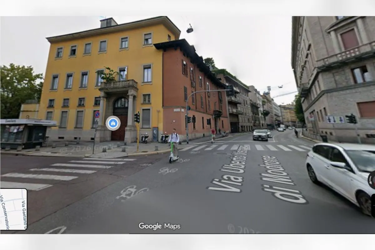 Квартира находится в живописном районе Милана