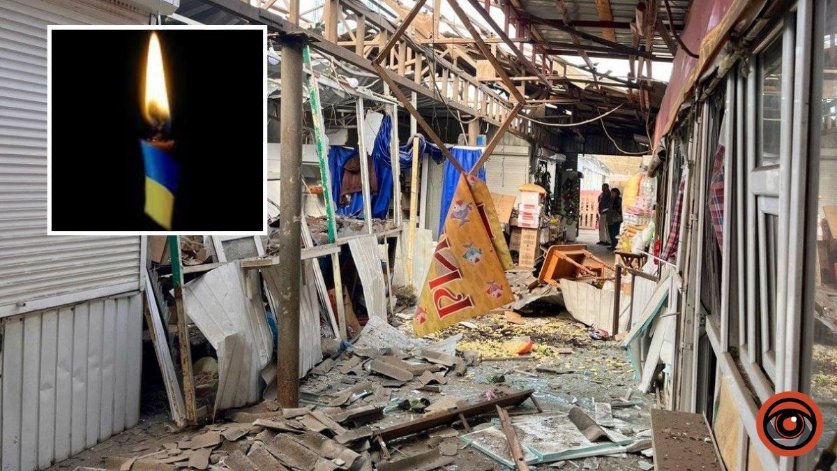 У Нікополі оголосили день жалоби за загиблими внаслідок удару по ринку: кількість поранених збільшилася