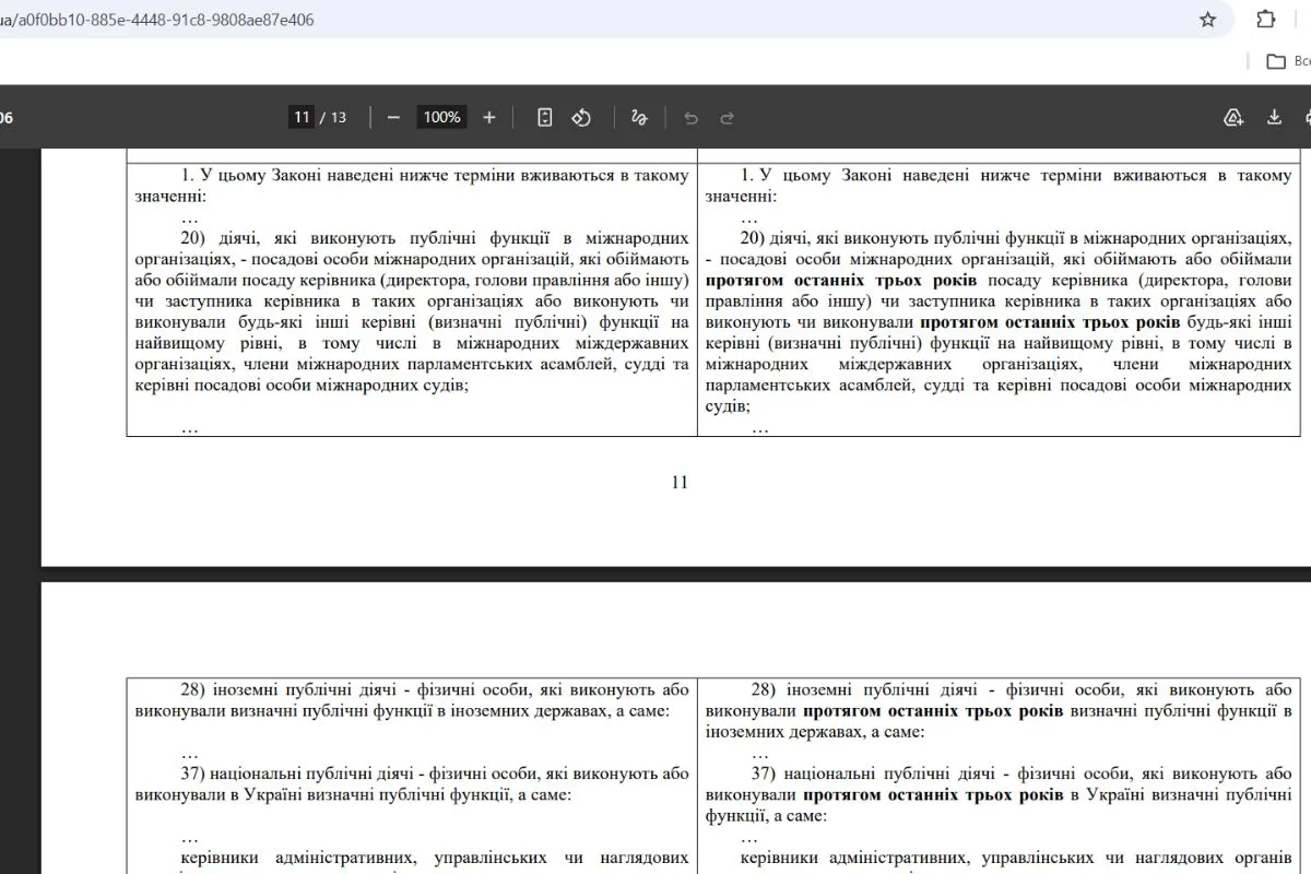 Пункт, по словам Гончаренко, исключили В Верховной Раде хотят ослабить финмониторинг для чиновников и их родственников: норму включили в новый налоговый законопроект 1