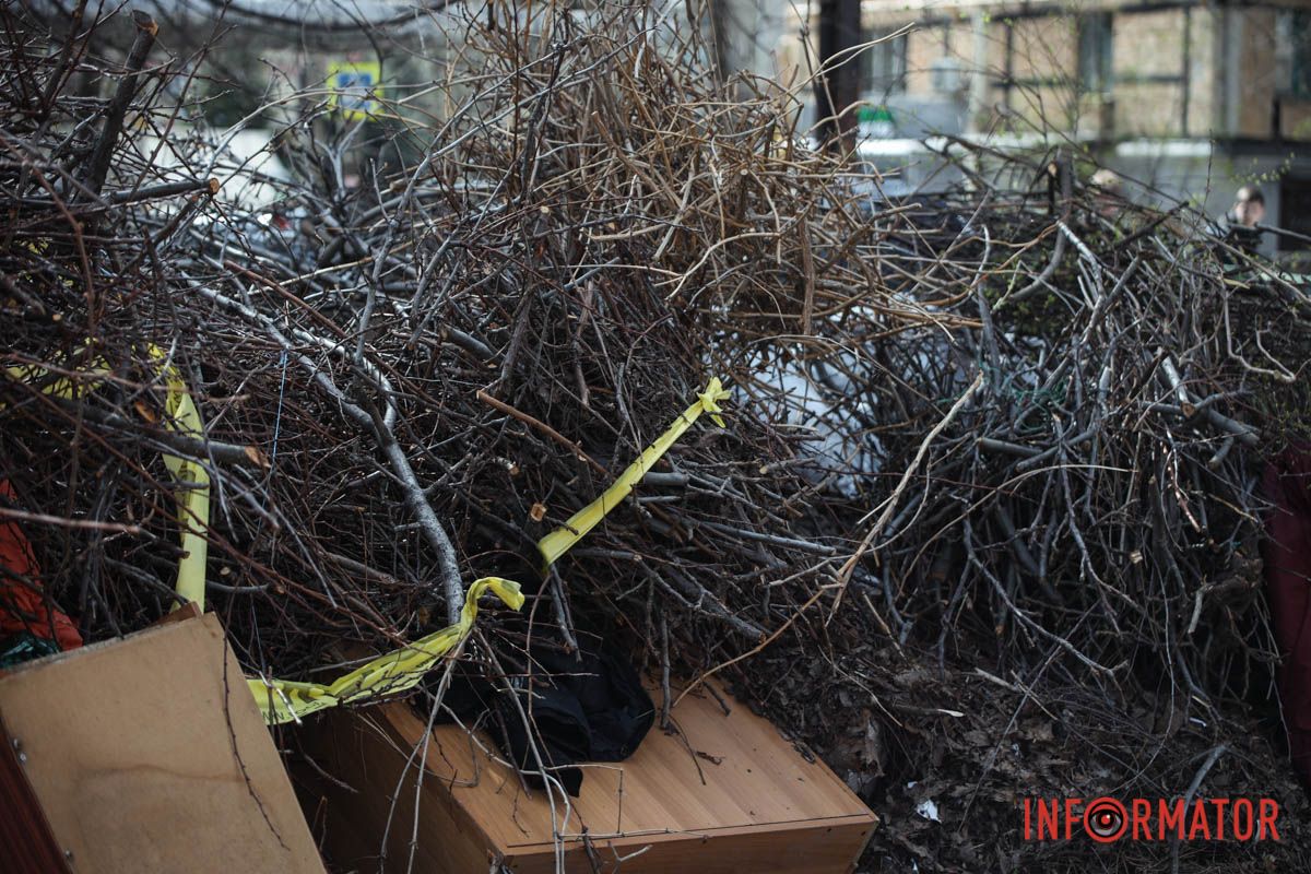 Люди з приватних секторів зносять сюди сміття 