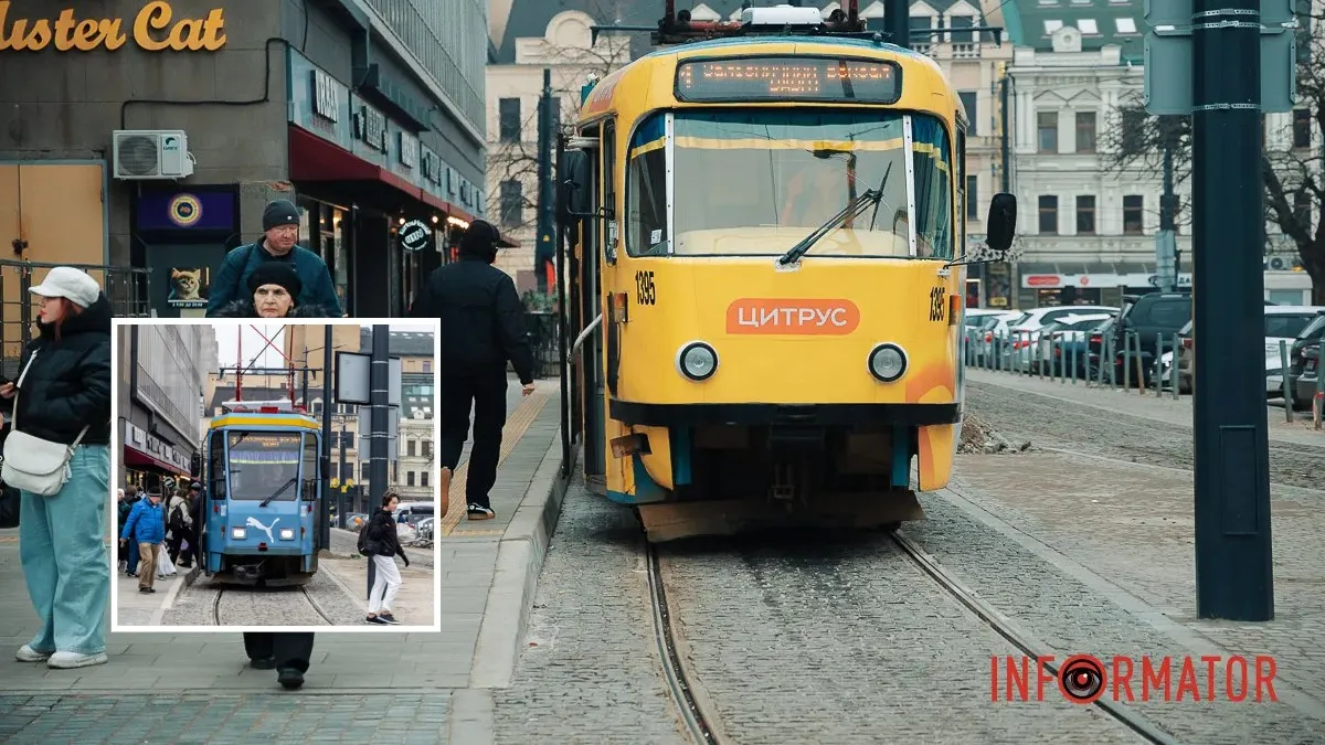 У Дніпрі 9 квітня трамваї №1 курсуватимуть інакше: причина та маршрут
