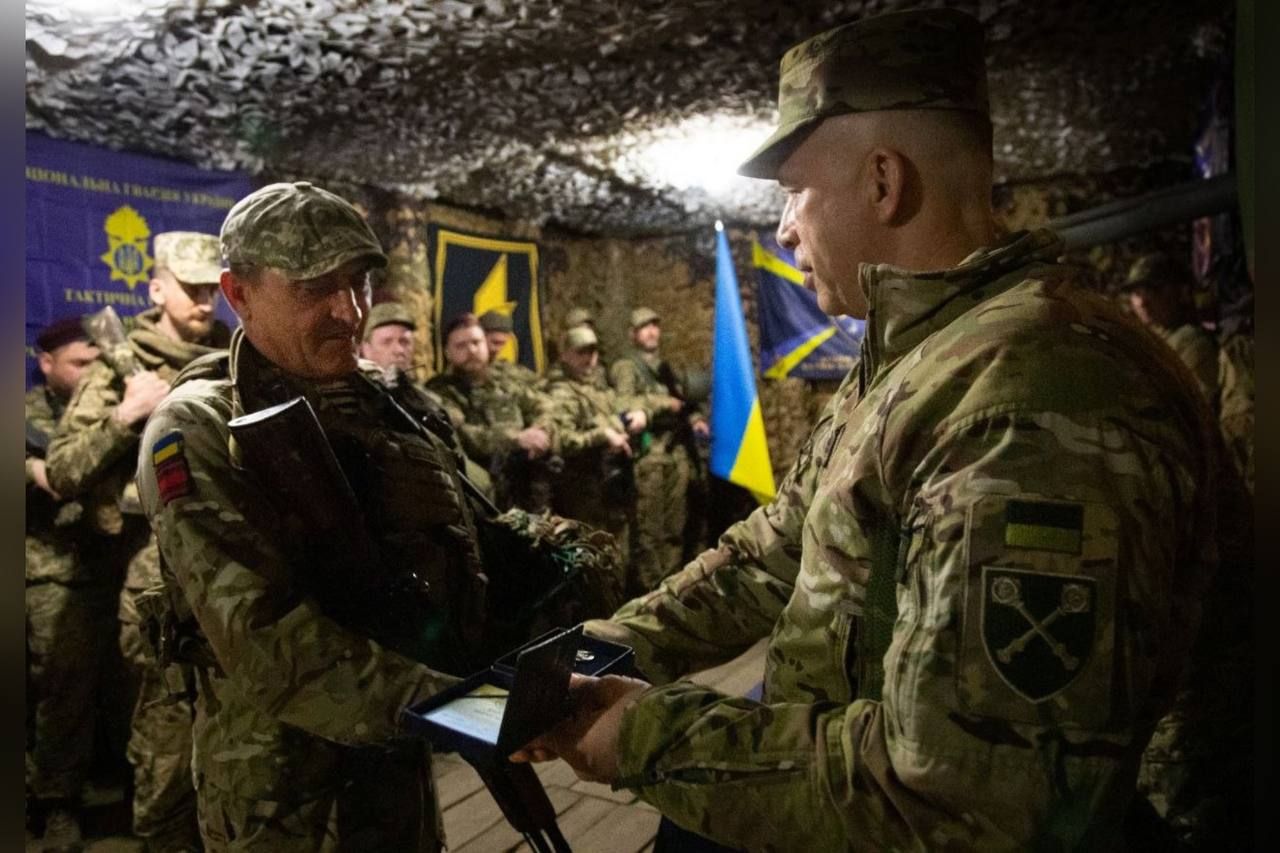 Главнокомандующий наградил военнослужащих, отличившихся во время боевых действий