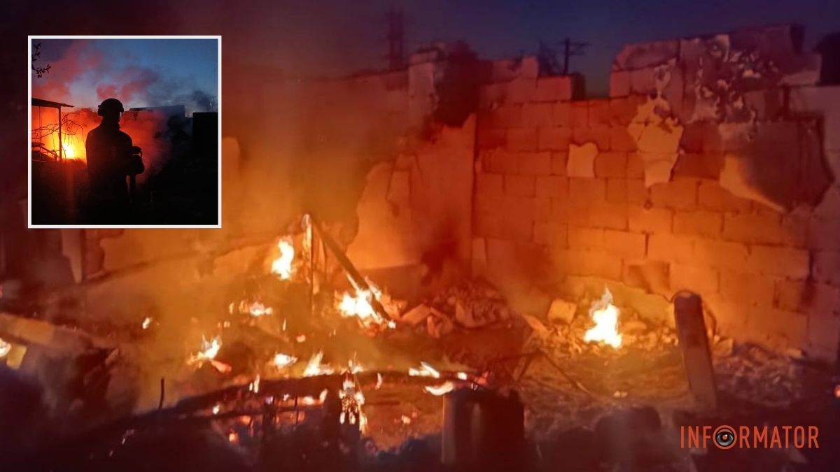 Поранений чоловік і пожежі в кількох районах: що відомо про ворожі удари по Дніпропетровській області