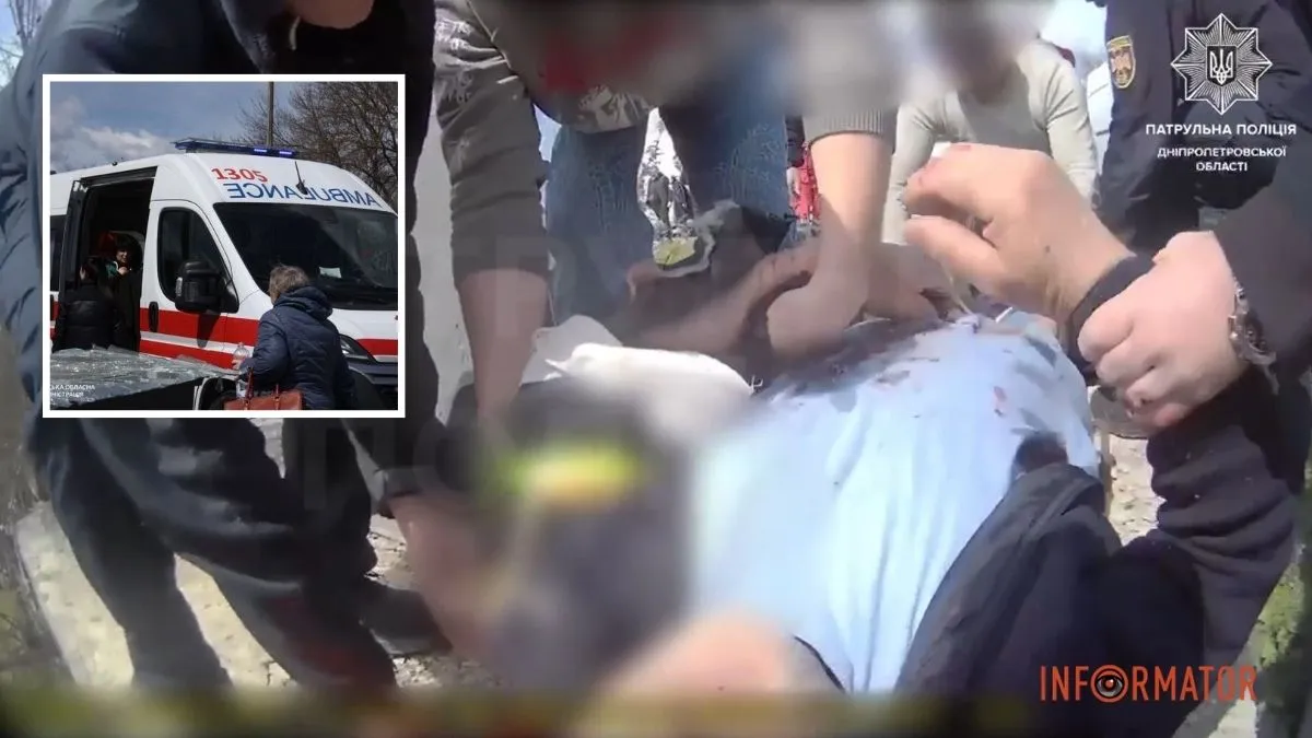 Ракетна атака по Дніпру 14 квітня: патрульні показали перші хвилини після удару з бодикамер