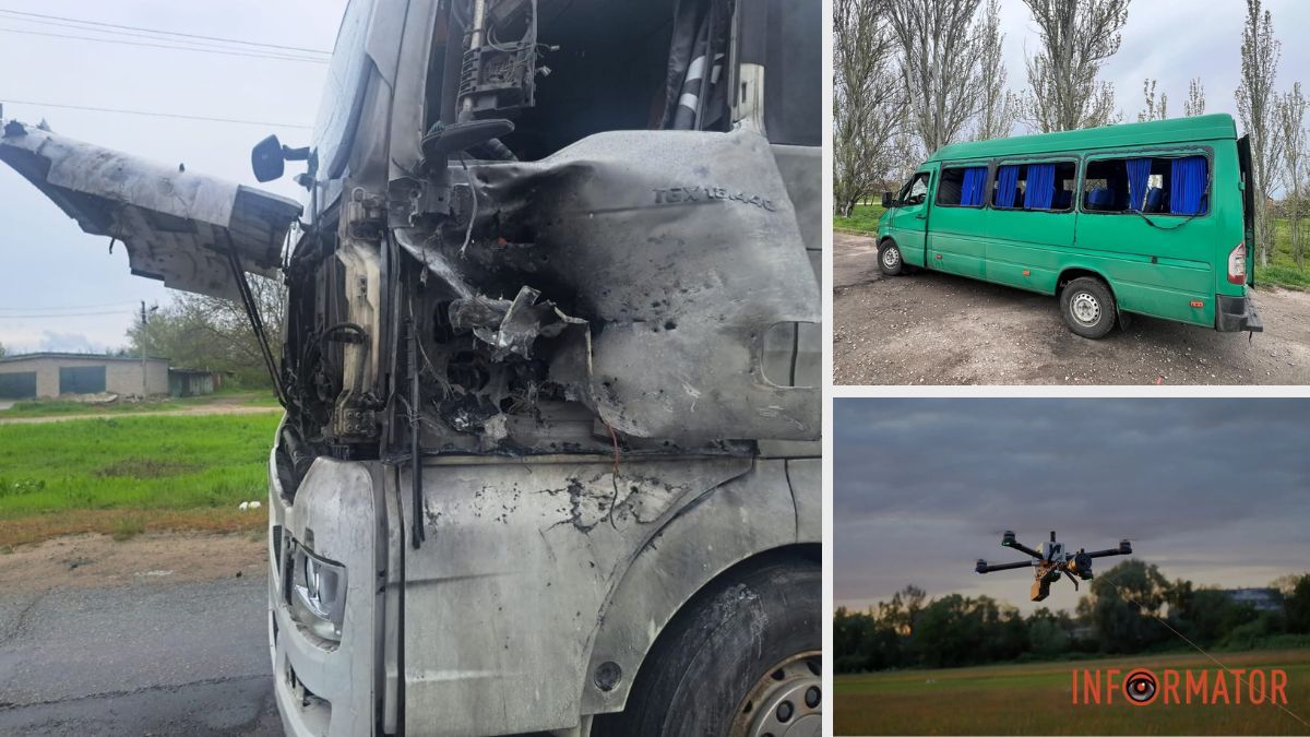 Б'ють по дорогах та транспорту: мешканців Нікопольського району попереджають про атаки дронів