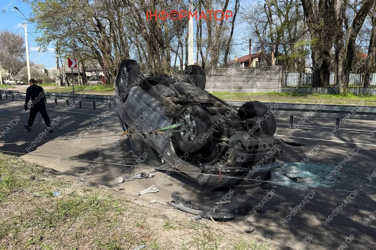 В среду, 22 апреля, в Днепре на Криворожской произошло еще одно ДТП